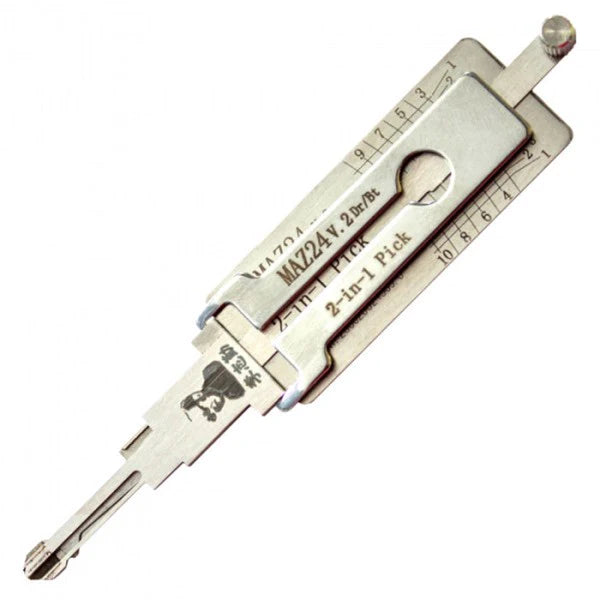 Original Mr Li's - MAZ24 (V. 2) 2-in-1 Pick & Decoder For Fiat, Ford and Mazda | Door and Boot Locks