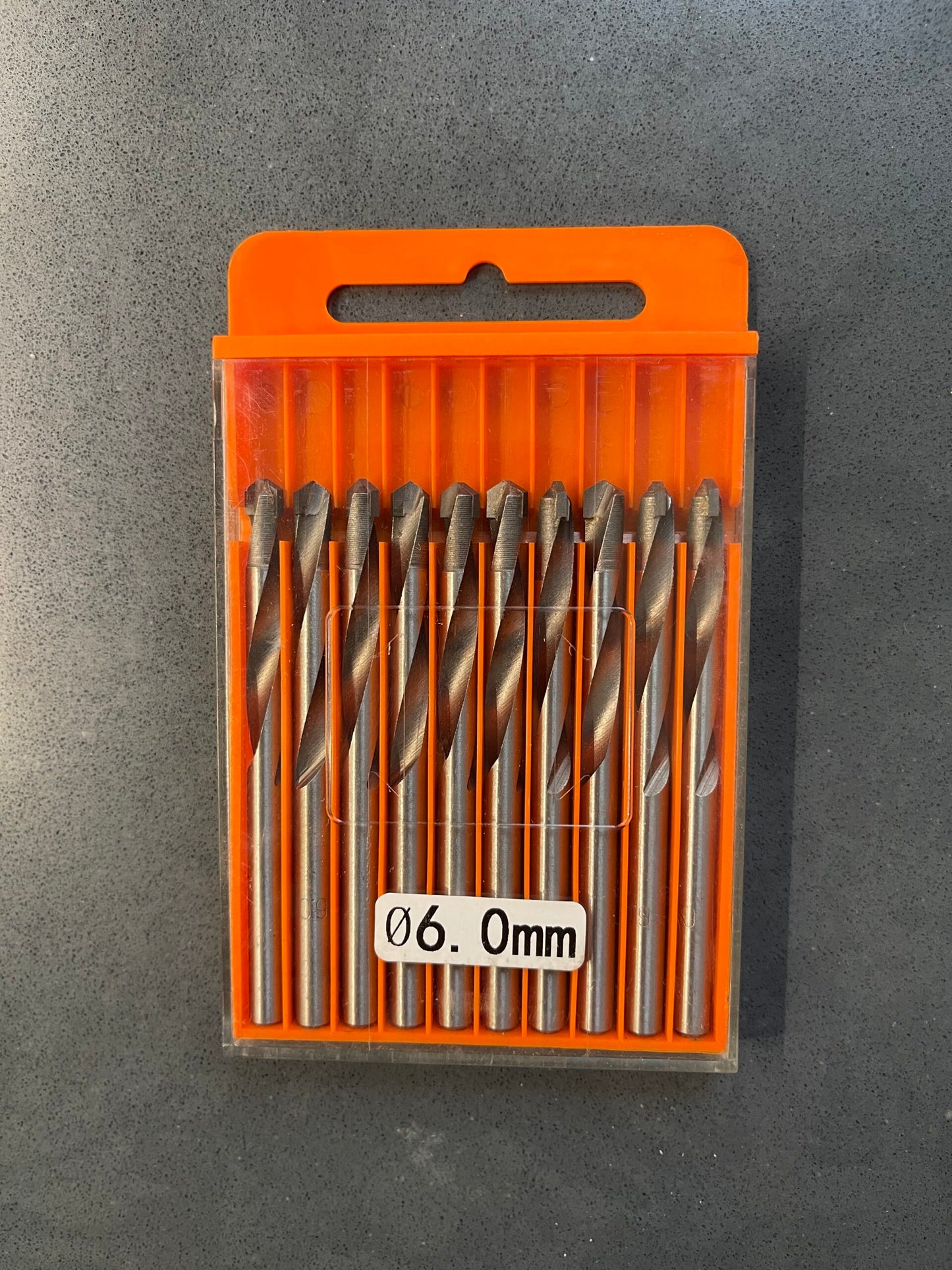 Pack of 10 x 6mm Tungsten Carbide Tipped Drill Bits